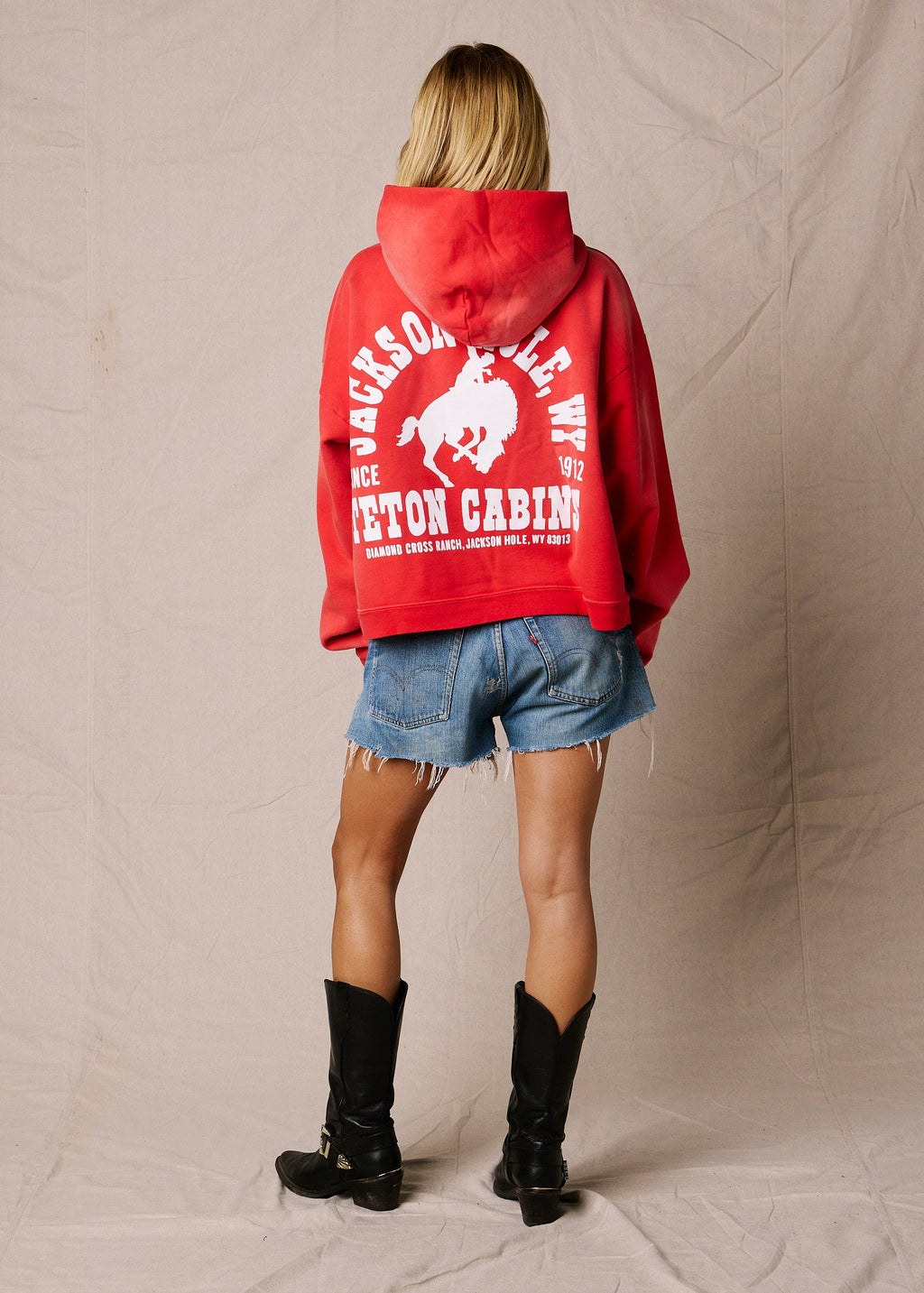 Sun Faded Buckin Hoodie
