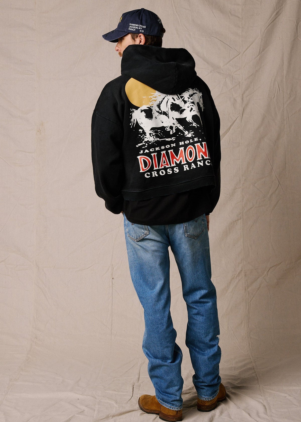 Sunfaded Black Hoodie | Jackson Wild