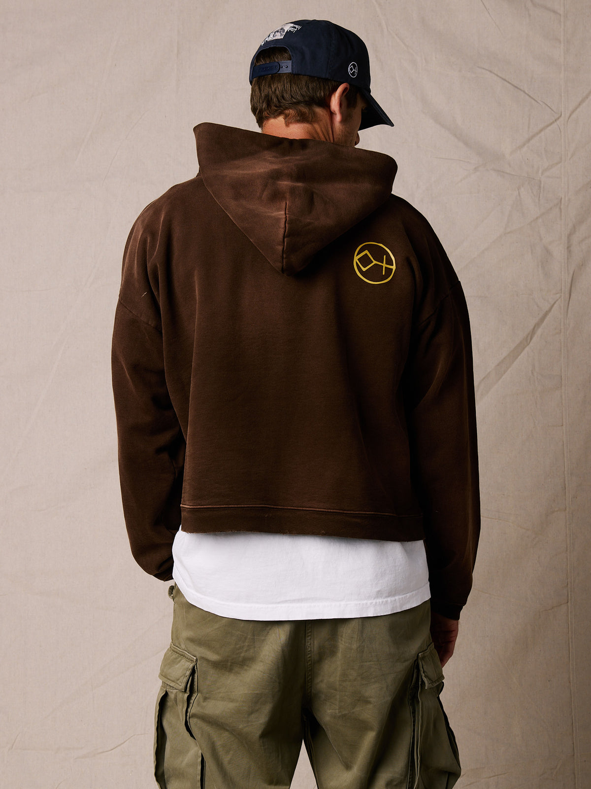 Wyoming Brown w Paint Splats | The Outlaw Hoodie