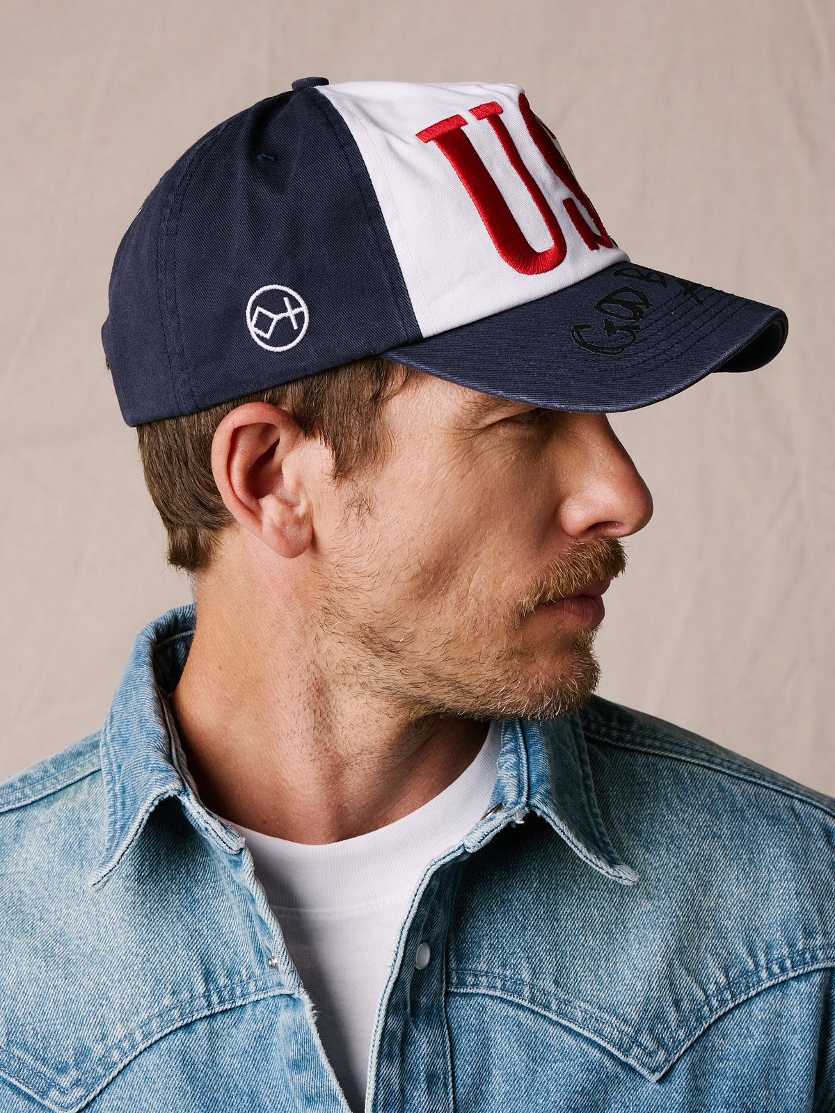 Navy White and Navy | USA 250 Caps