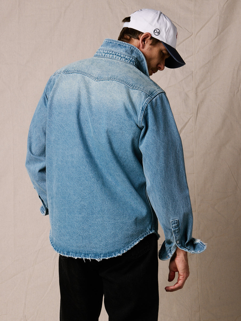 White Body & Blue Brim | Range Cap