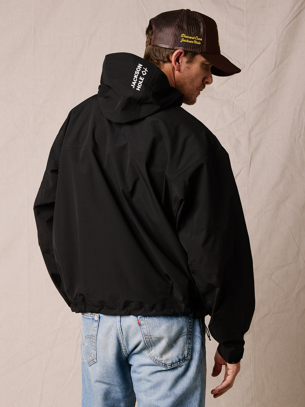 Brown Cap & Yellow Logo | Branded Bronc Trucker