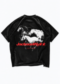 Black & Red | Diamond Cross 3 Horses Tshirt Unisex