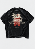 Black | Diamond Cross Flyin Horse Tee