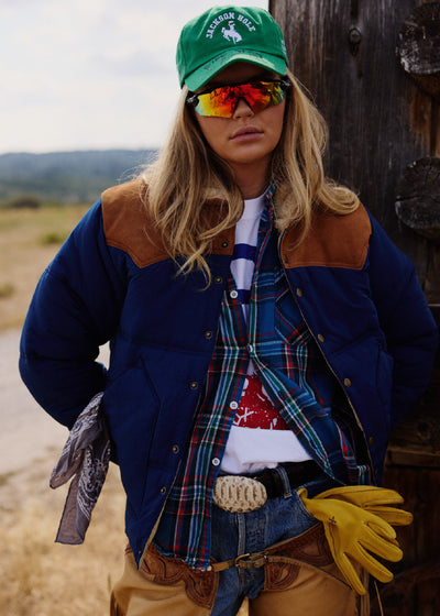 Teton Blue Puffer Jacket | The Icon Puffer