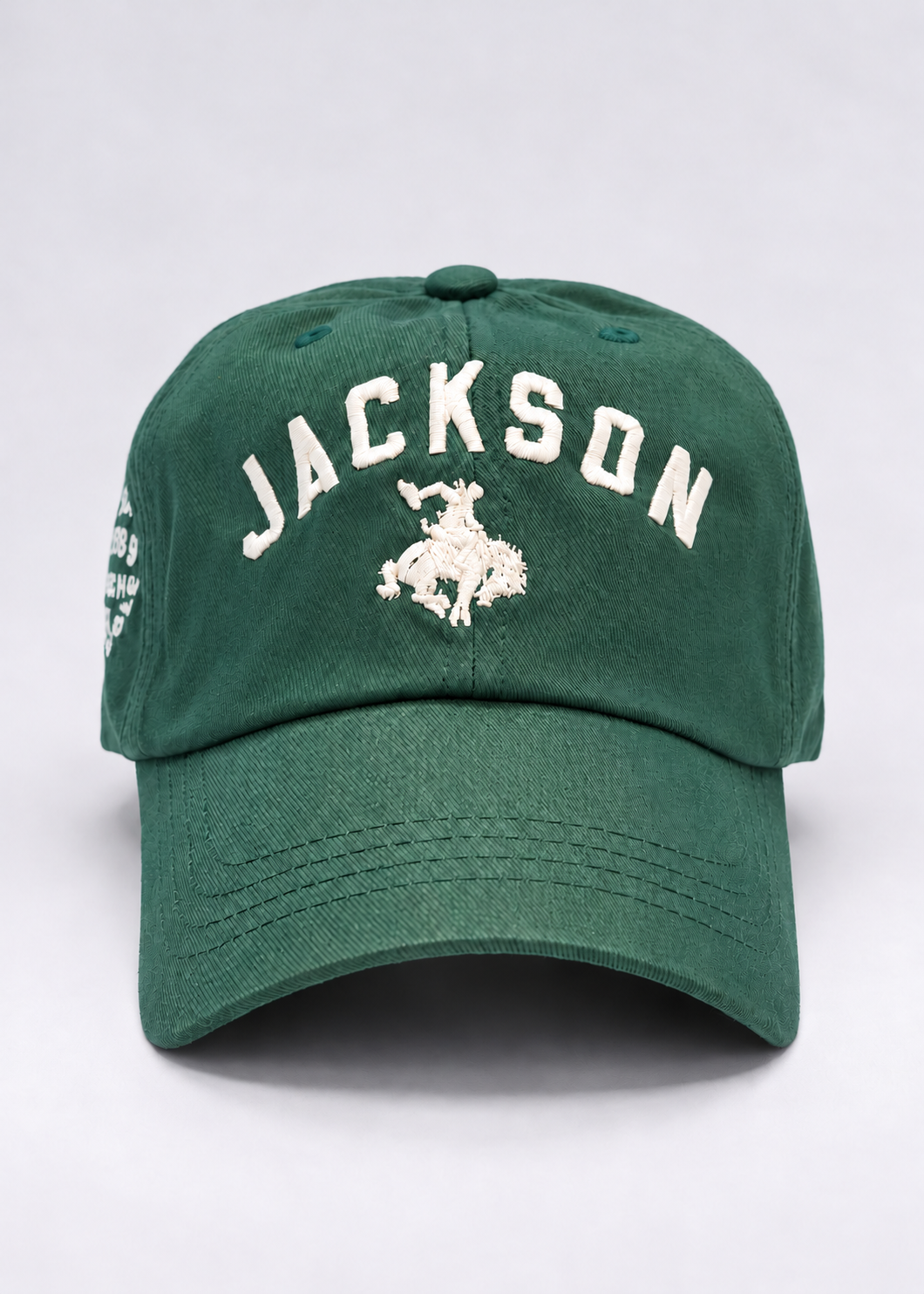 Green Jackson Hole | Diamond cross ranch dad caps