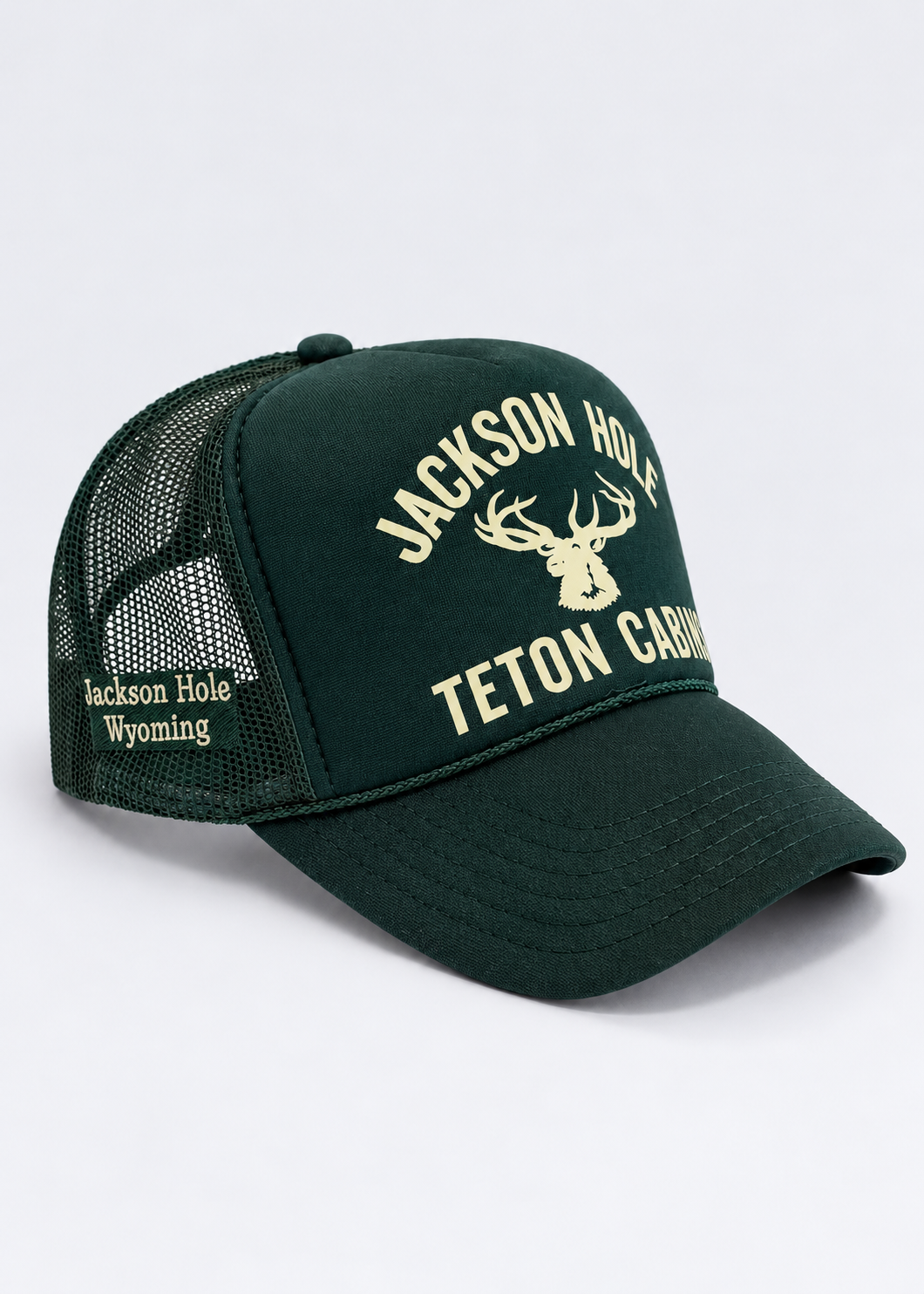 Forrest Green + Offwhite | Elk Trucker Hat