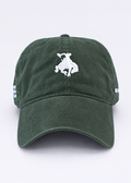 Forrest Green + White Logo | Diamond cross ranch dad caps