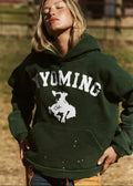 Sun Faded Green Distressed | The Outlaw Hoodie