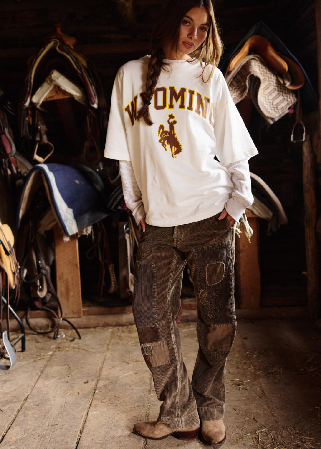 White | Wyoming Icon Tee