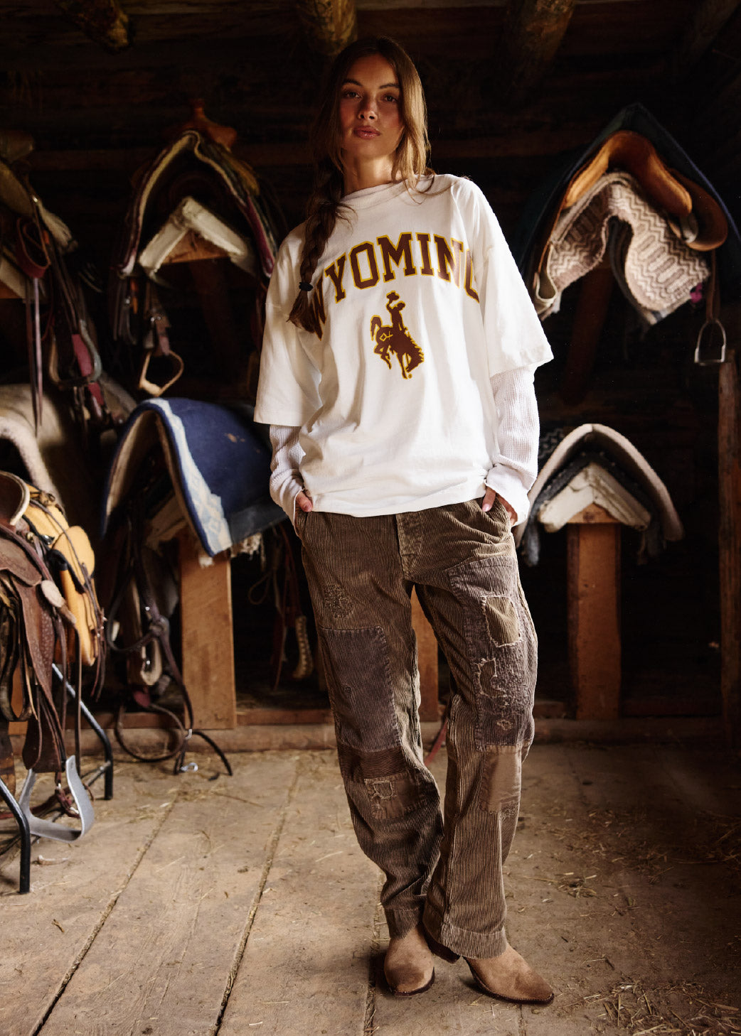 White | Wyoming Icon Tee
