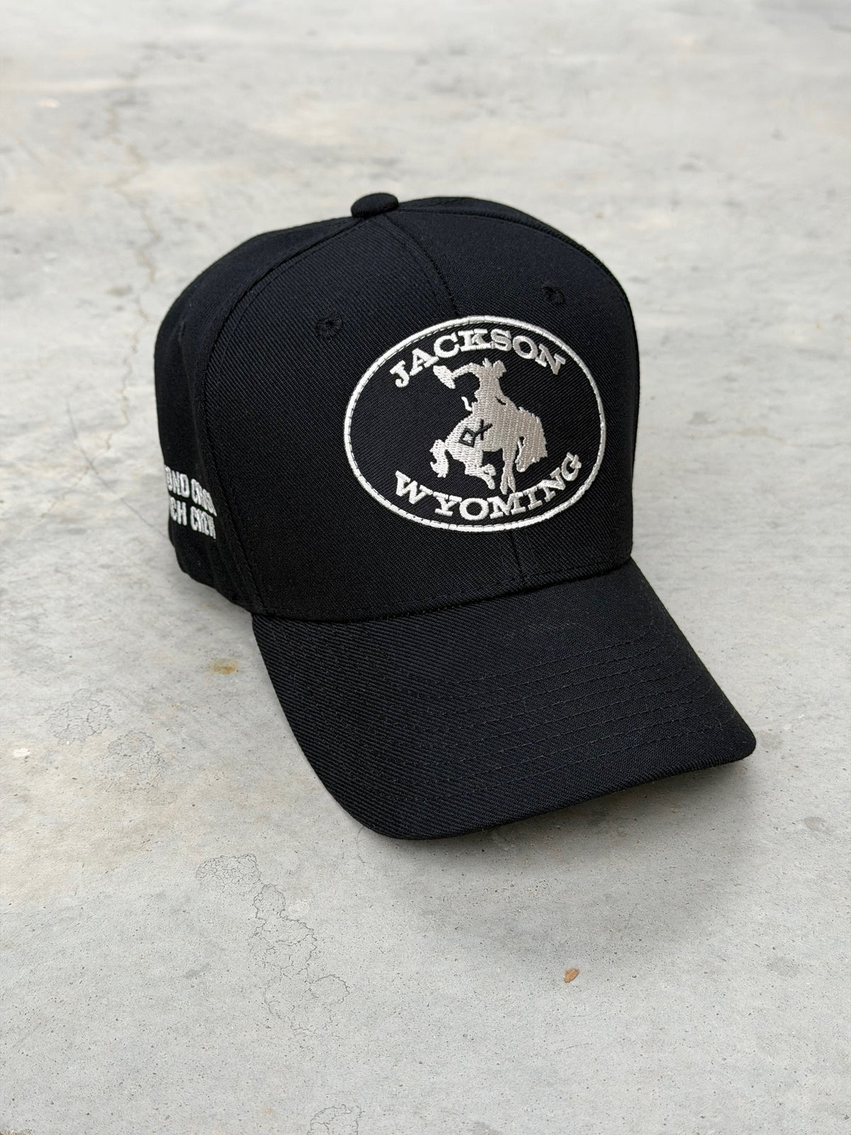 Black Jackson Hole Patch Hat | Patch Hats