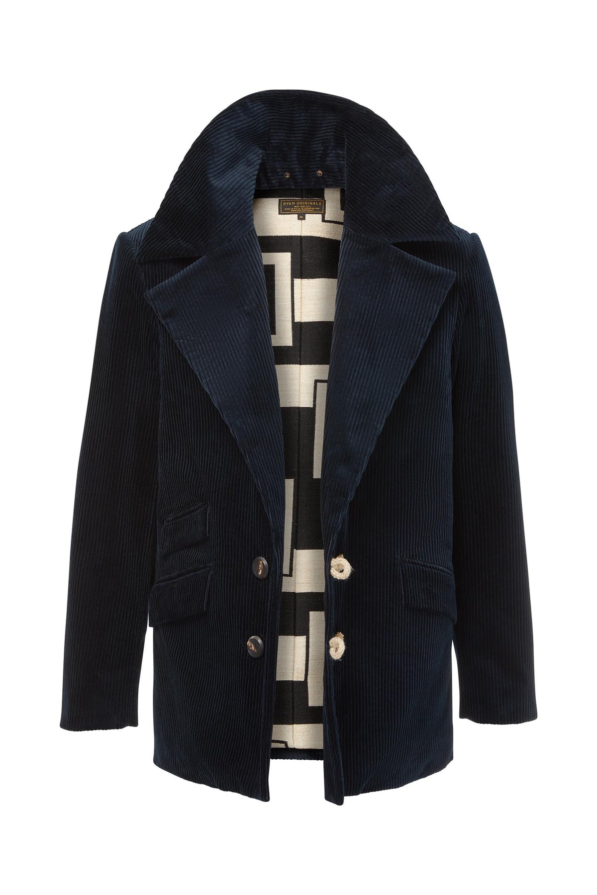 Navy | Diamond cross ranch Corduroy Cowboy Jacket