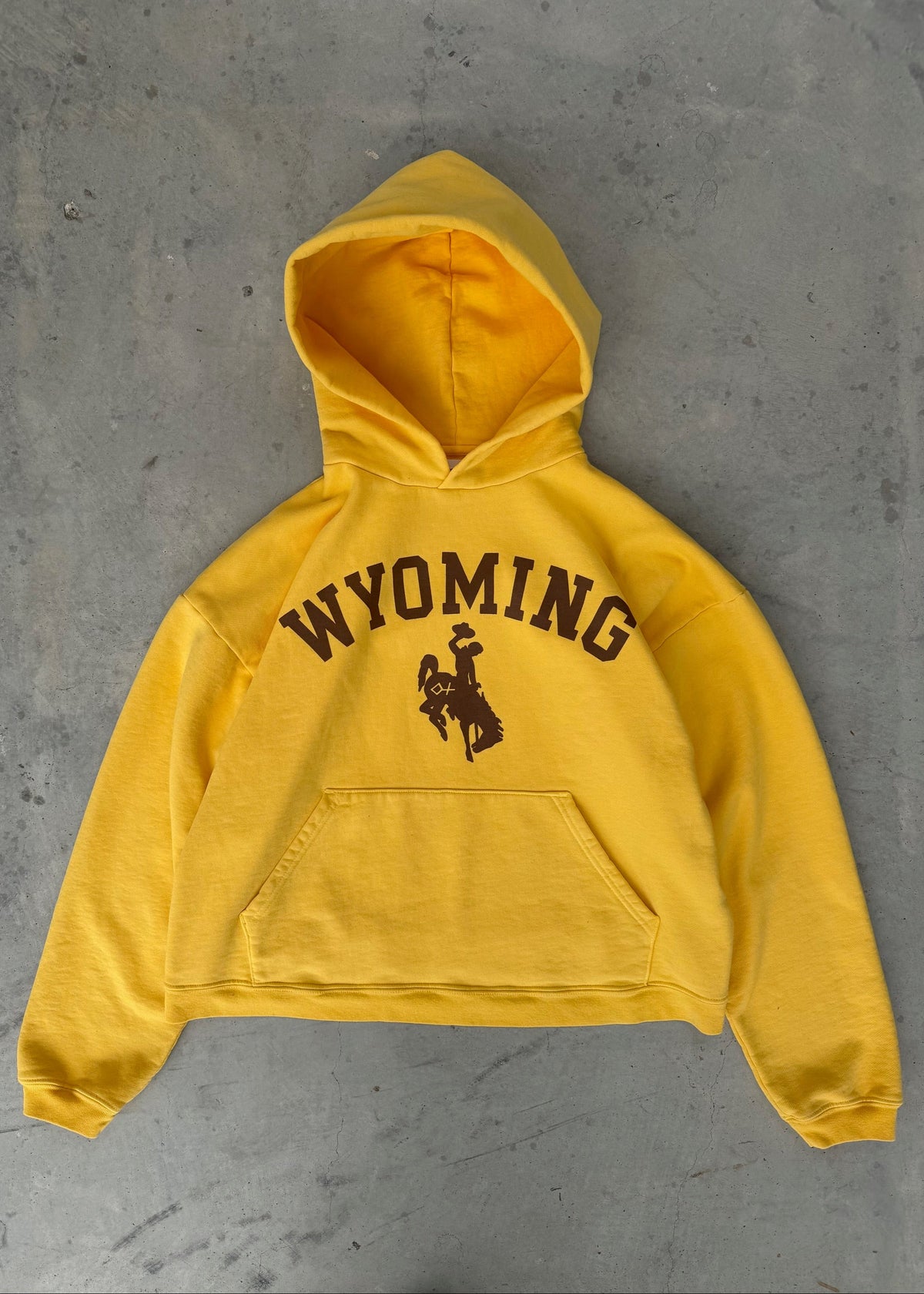 Yellow WYOMING Hoodie | Jackson Hole Hoodies