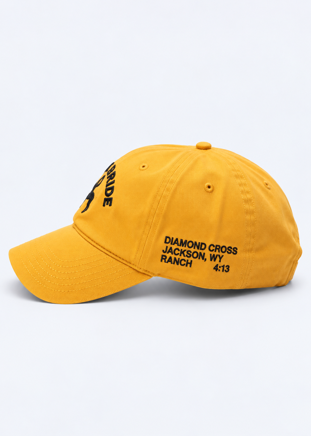 Yellow | Diamond cross ranch dad caps