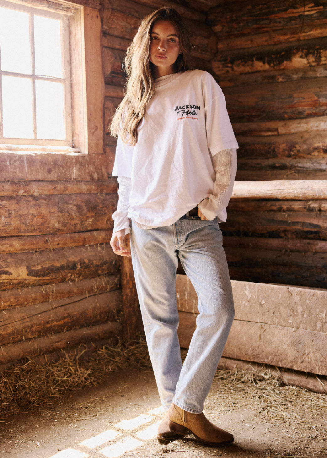 White | Jackson Rodeo Tee