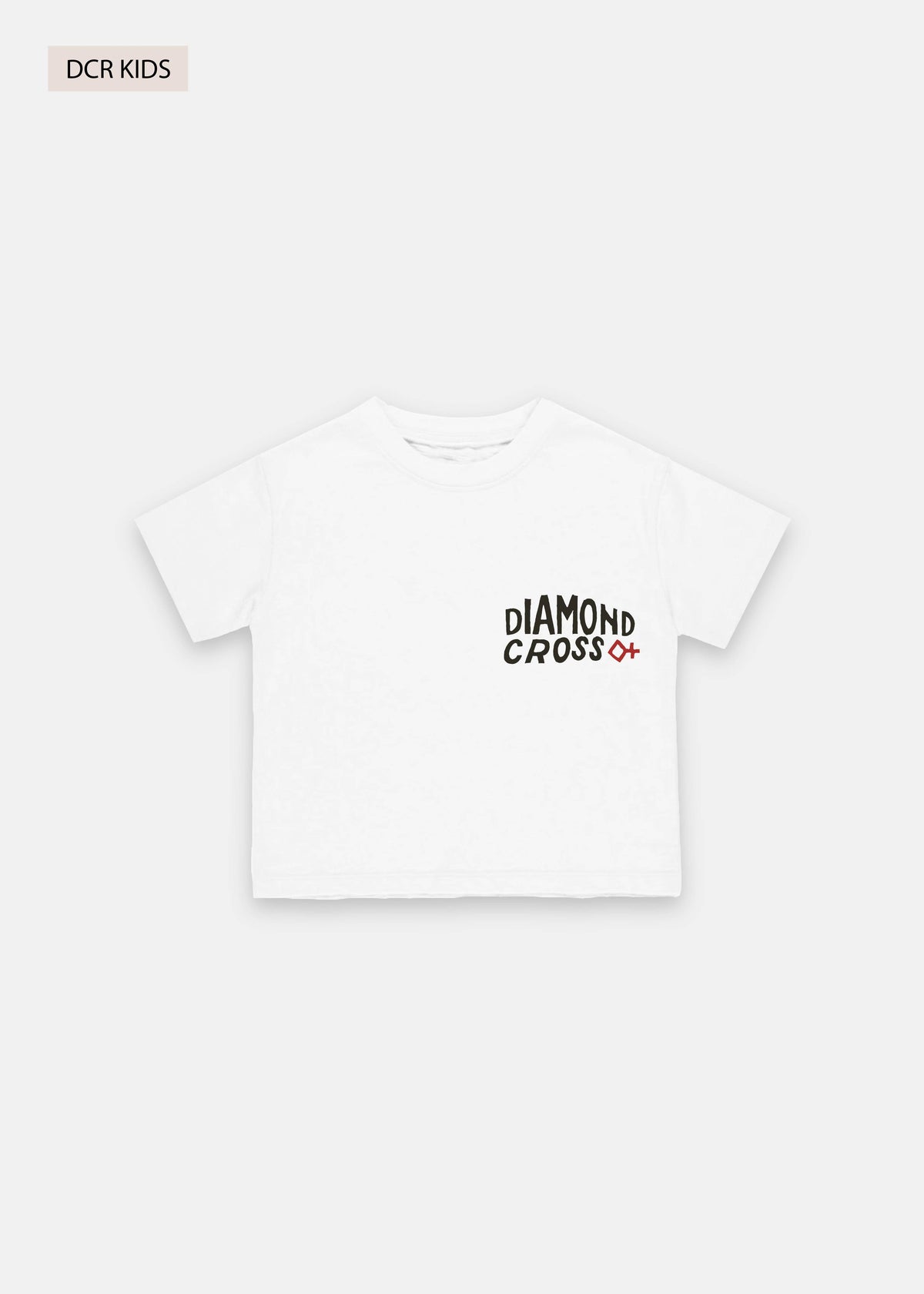White | Diamond cross ranch Maverick Kids t-shirt