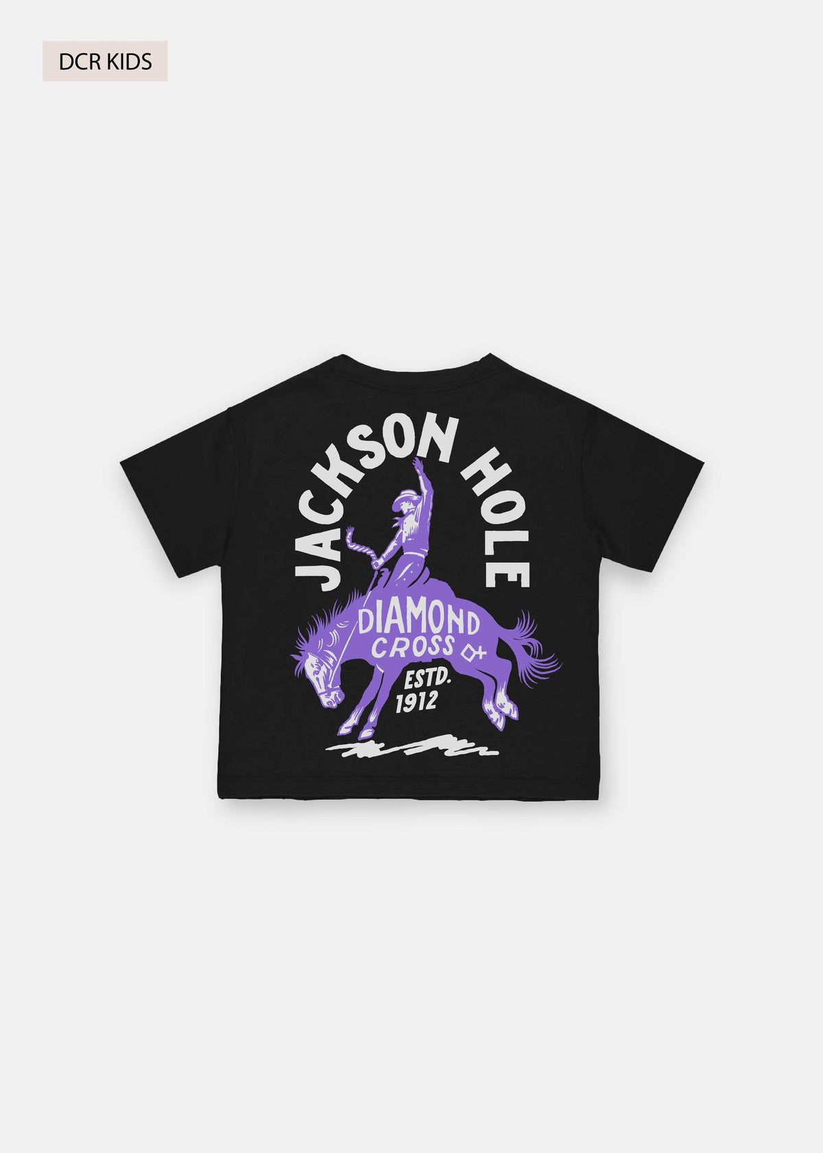 Black | Diamond cross ranch Maverick Kids black t-shirt