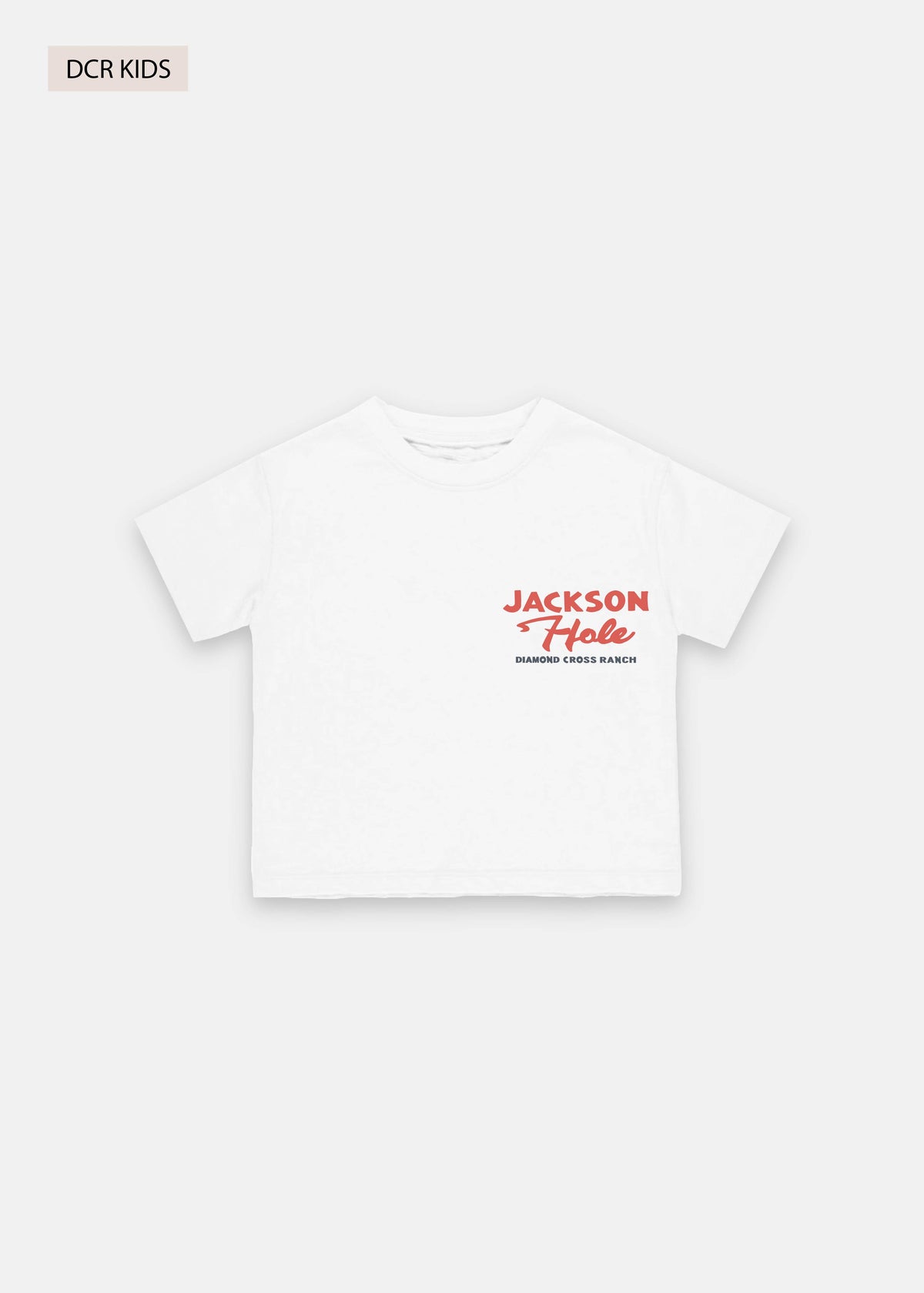 White | Diamond cross ranch Jackson Rodeo Kids tees
