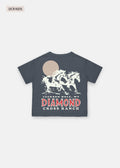 Black | Diamond cross ranch Jackson Wild Kids t-shirt