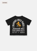 Black | Diamond cross ranch kids black t-shirt