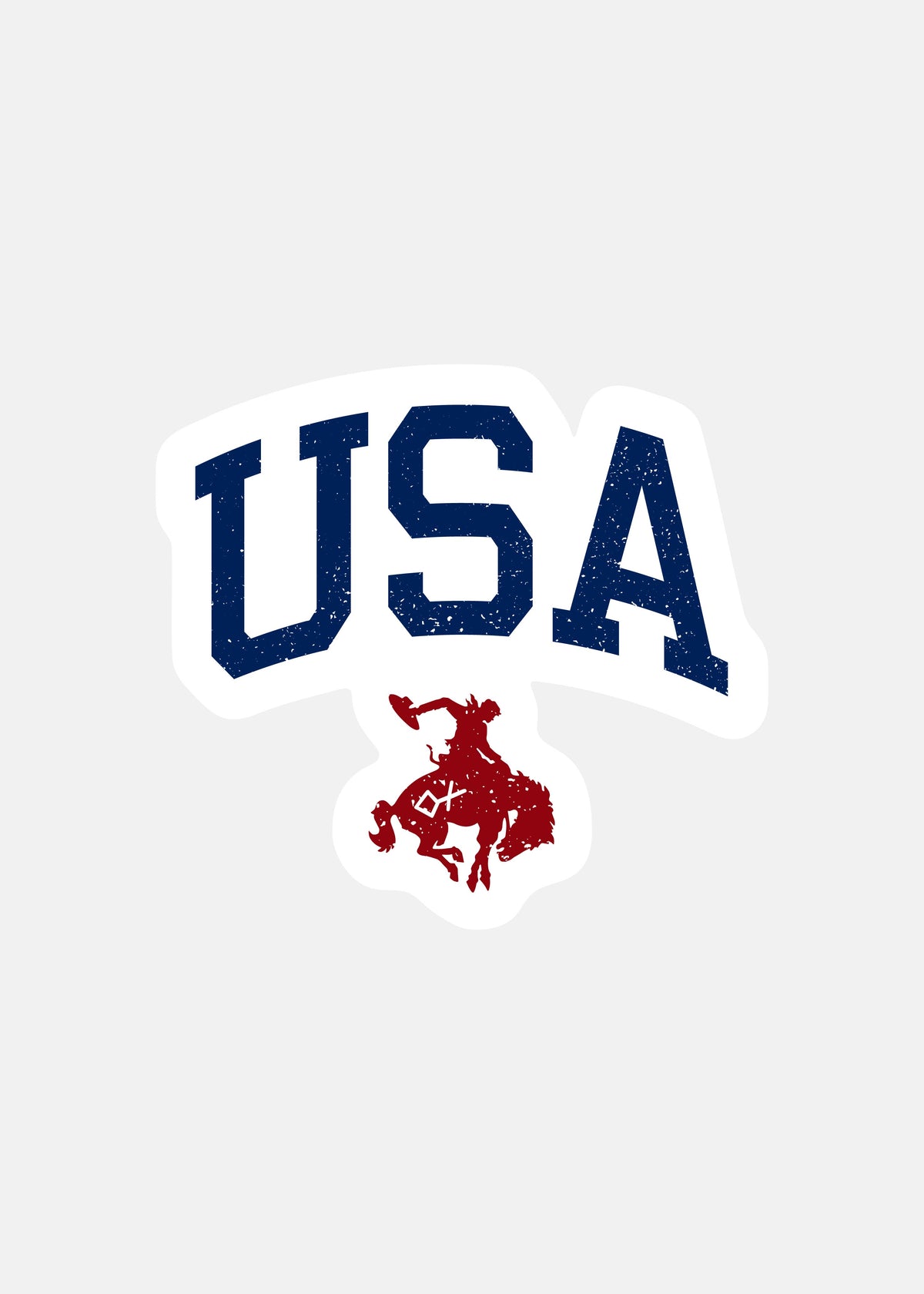 4" Red White and Blue | USA Sticker
