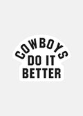 Black on White | Cowboys Do It Better