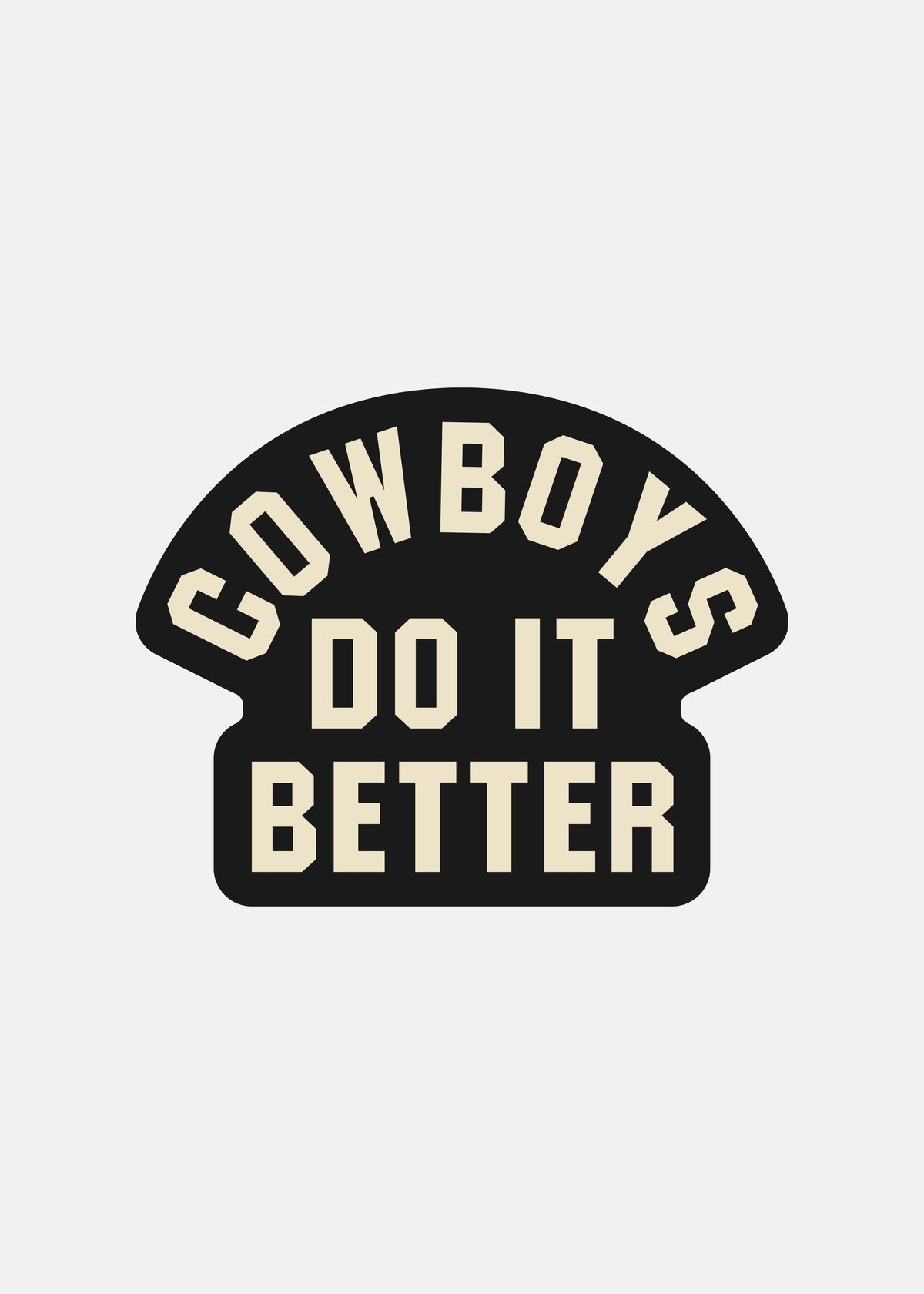 Offwhite on Black | Cowboys Do It Better