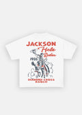 White | Diamond Cross Ranch Jackson Rodeo T-Shirt