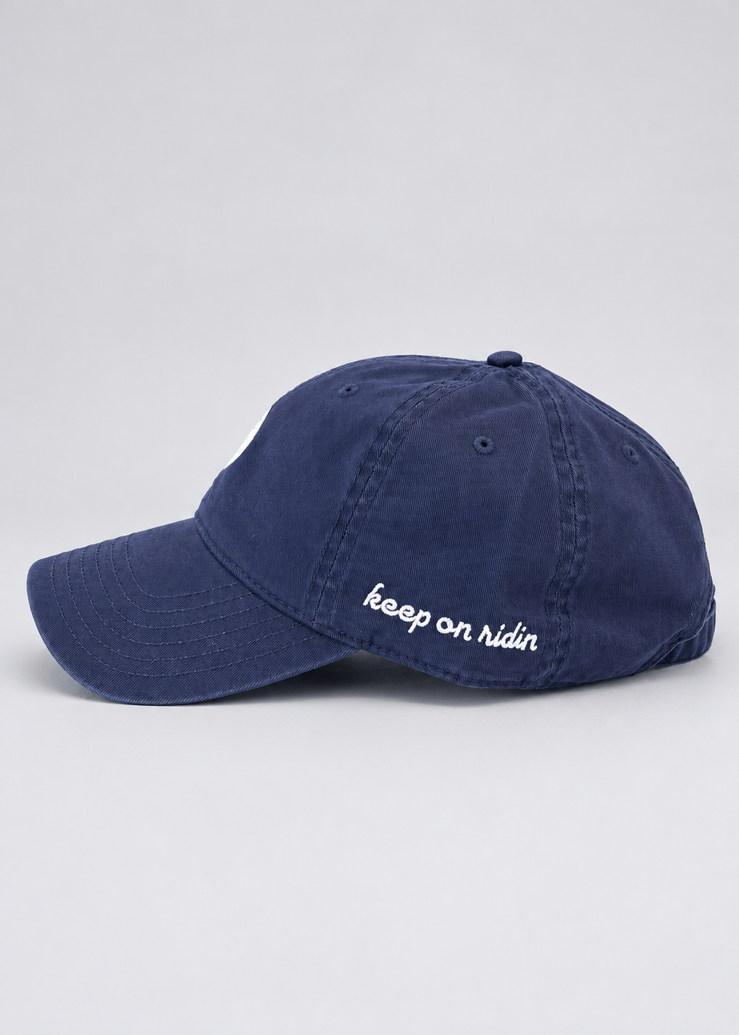 Navy + White Logo | Diamond cross ranch dad caps