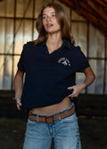 Black Unisex Polo | Jackson Hole Preppy Polo