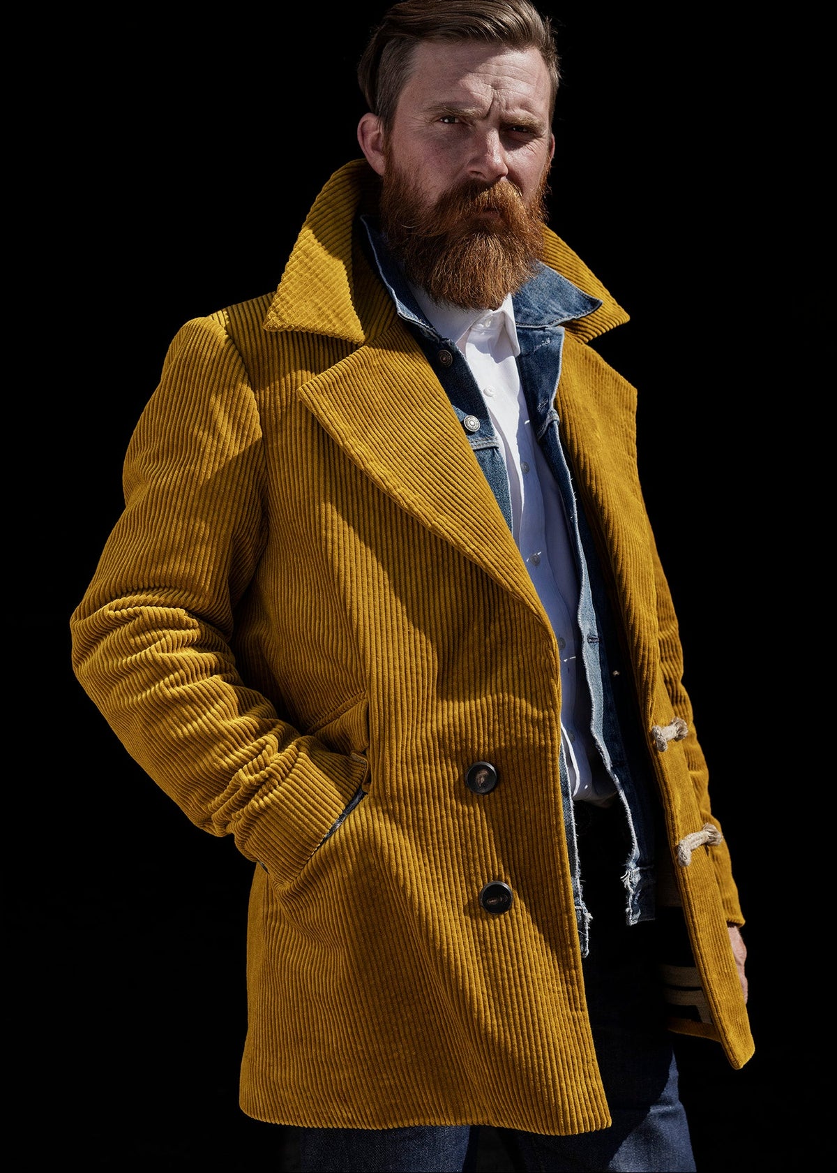 Gold | Corduroy Cowboy Jacket