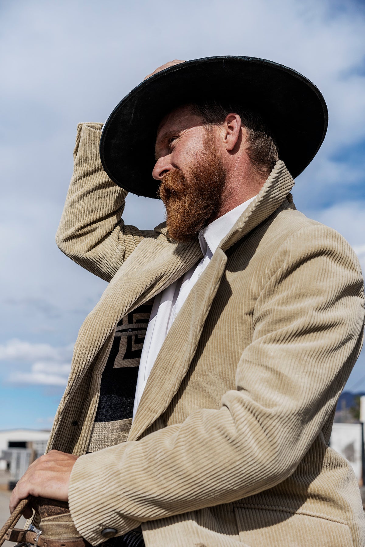Beige | Corduroy Cowboy Jacket