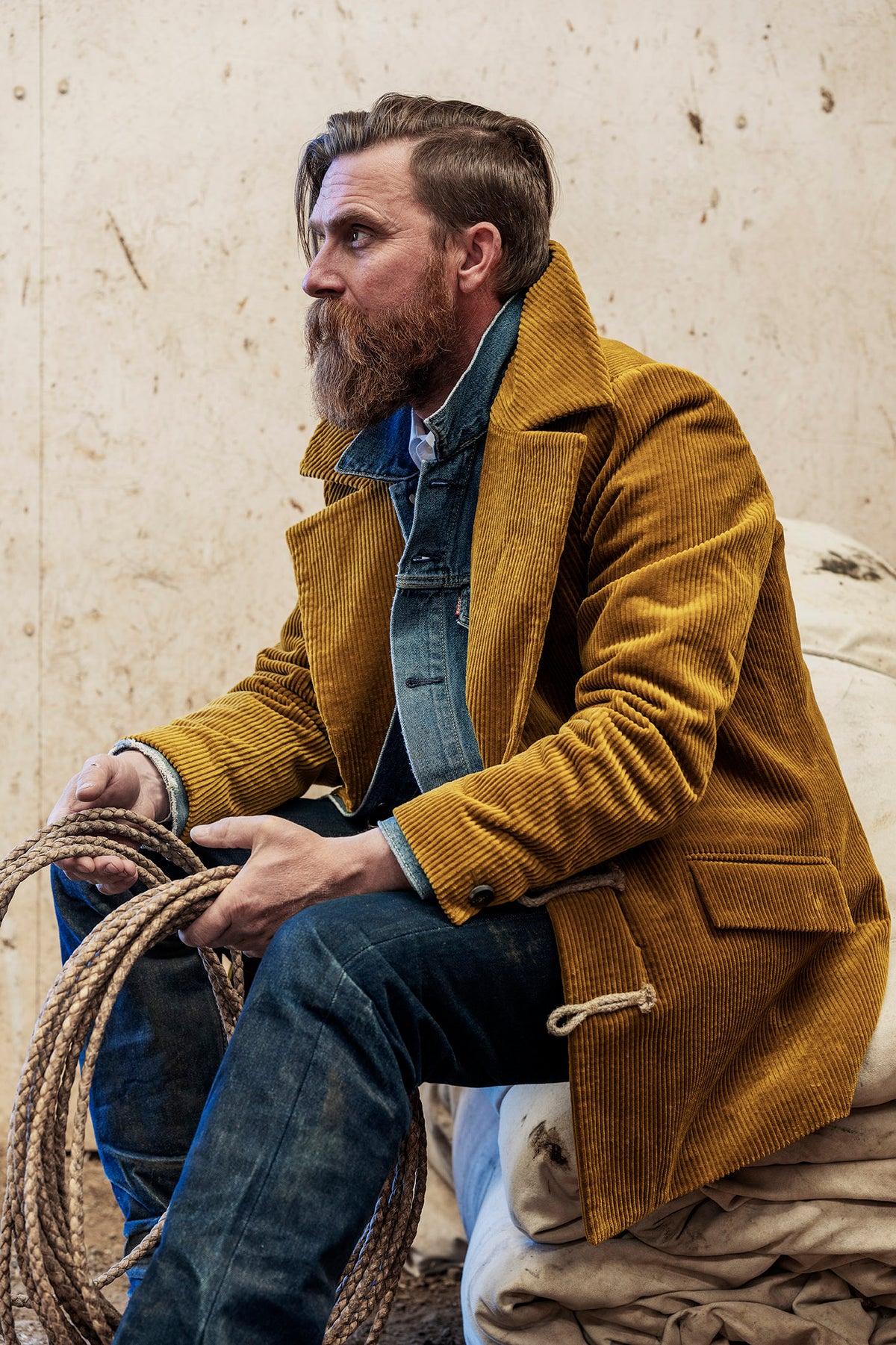 Gold | Corduroy Cowboy Jacket