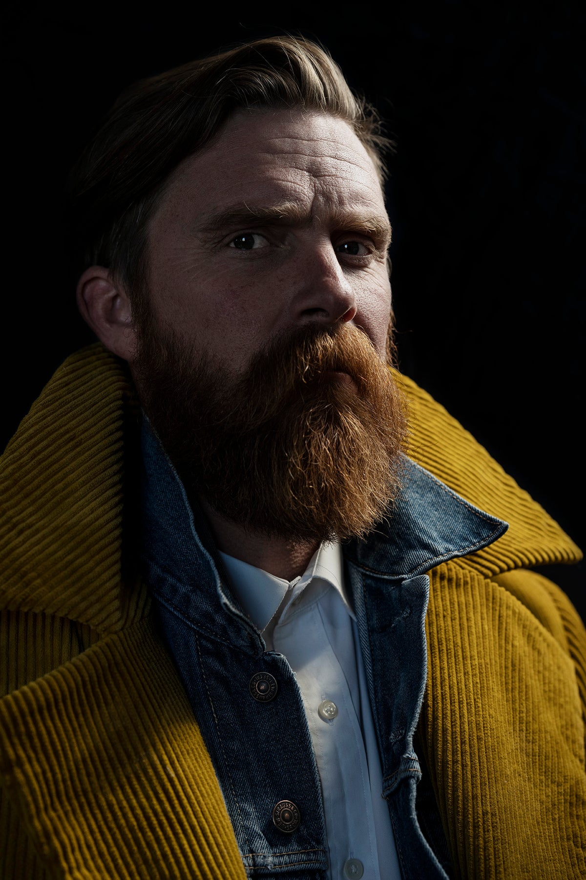 Gold | Corduroy Cowboy Jacket