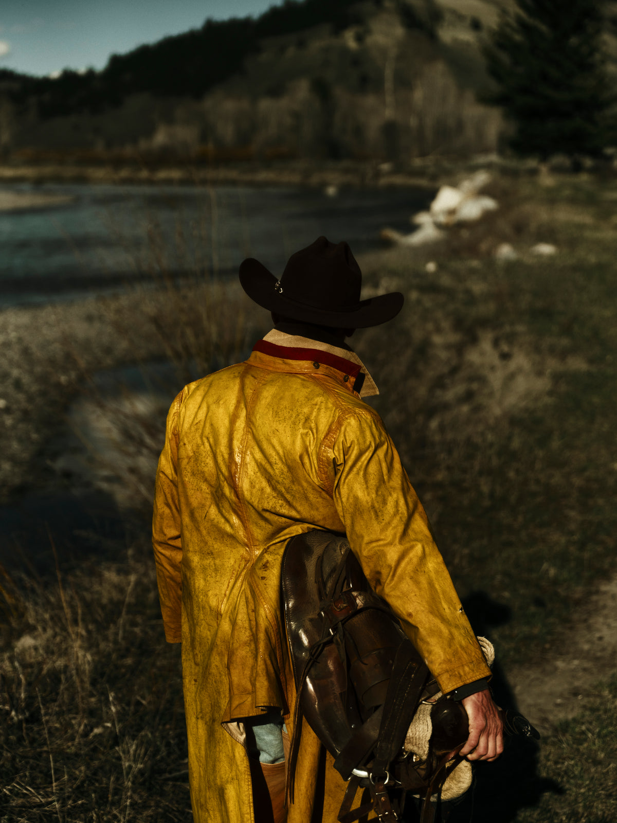 Yellow Duster Jacket