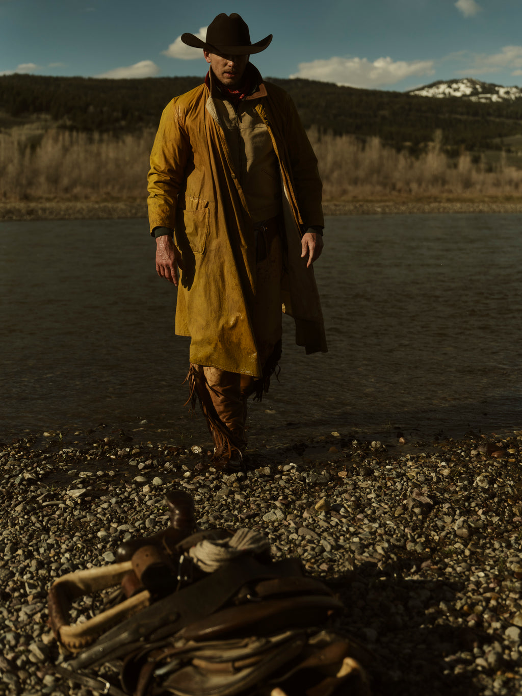 Yellow Duster Jacket