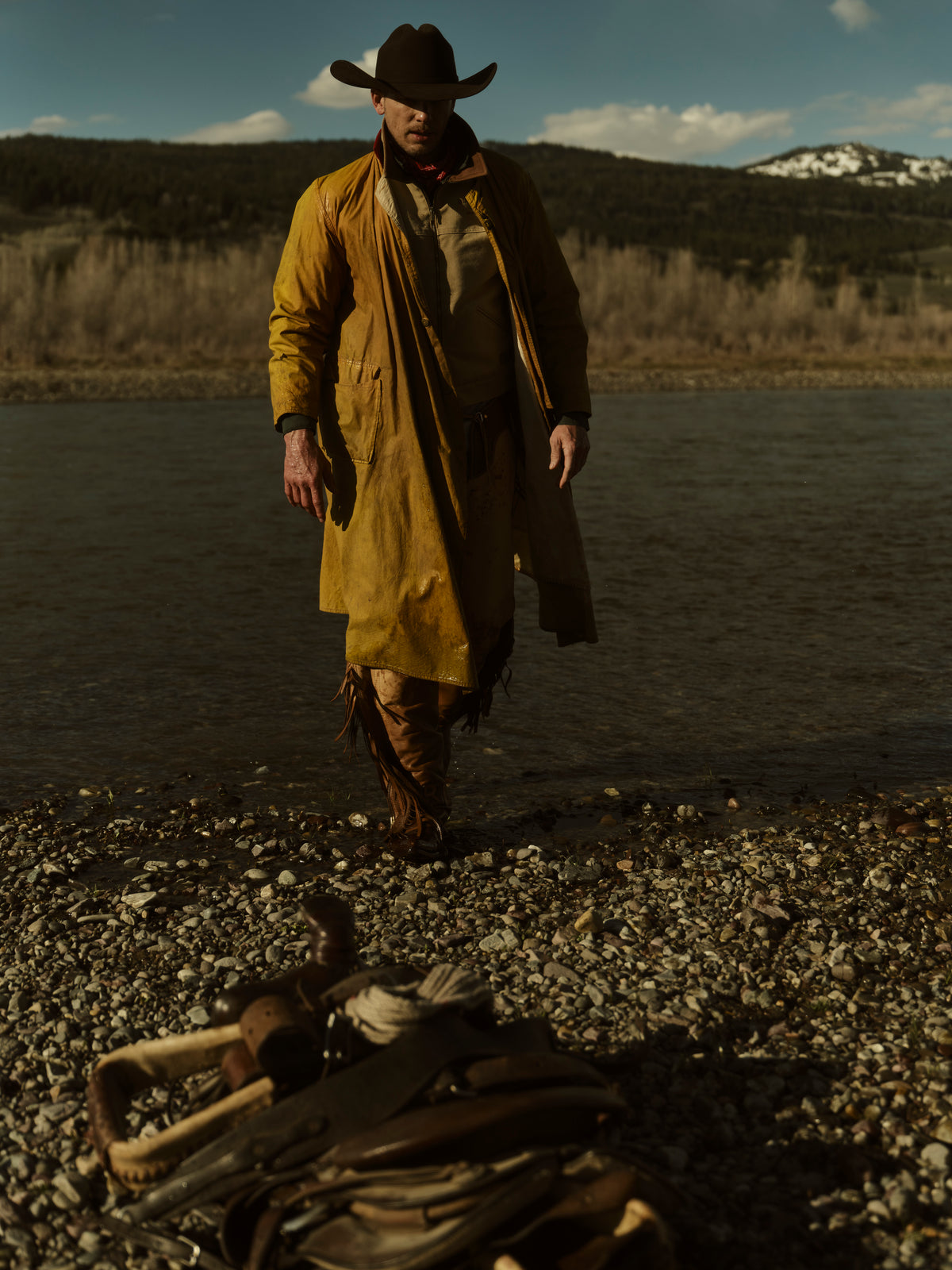 Yellow Duster Jacket