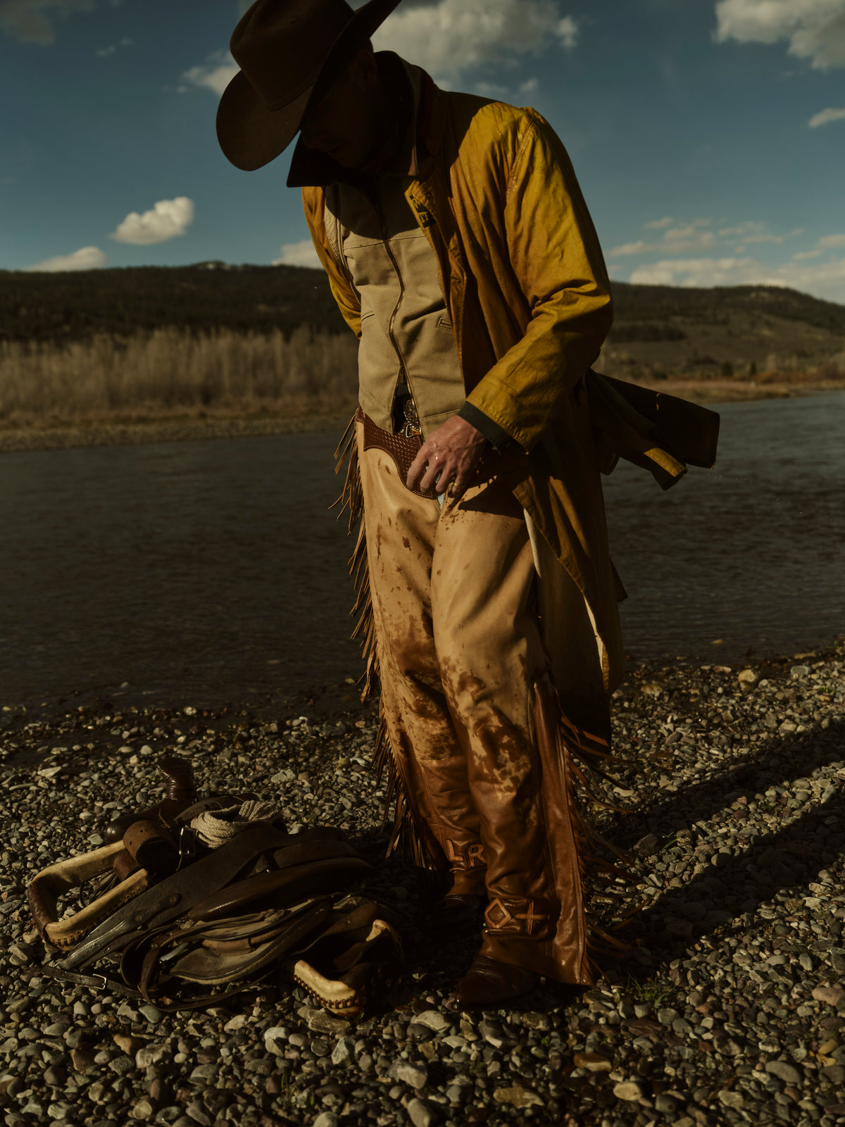 Yellow Duster Jacket