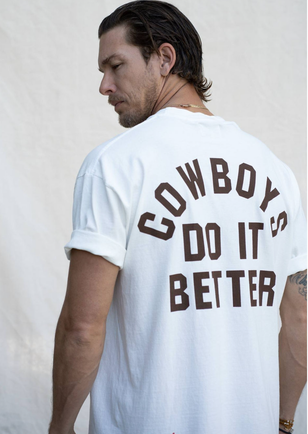 Classic White | Diamond Cross Ranch Cowboys Do It Better Tshirt