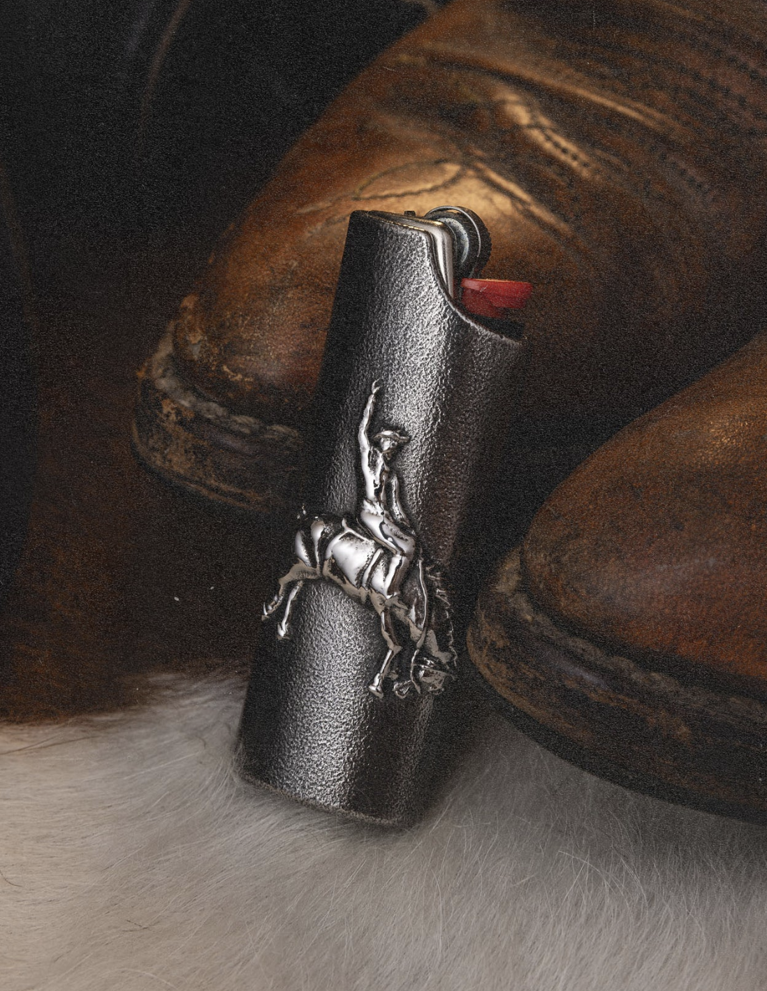 Diamond Cross Lighter Cover