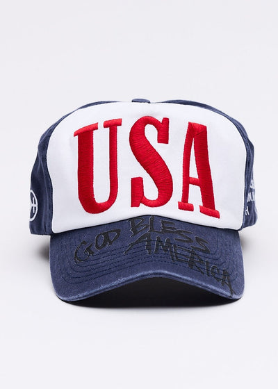 Navy White and Navy | USA 250 Caps