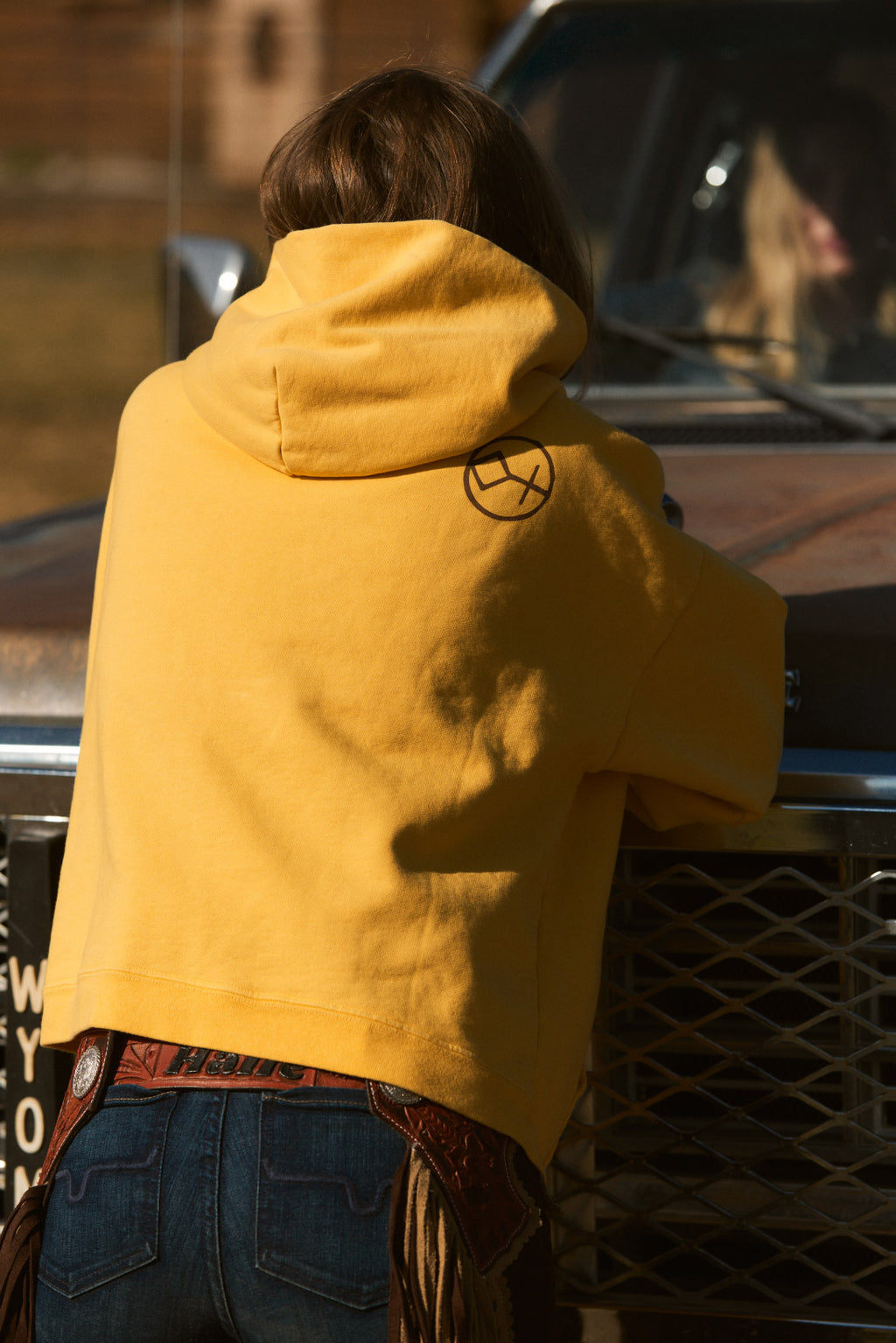 Yellow WYOMING Hoodie | Jackson Hole Hoodies