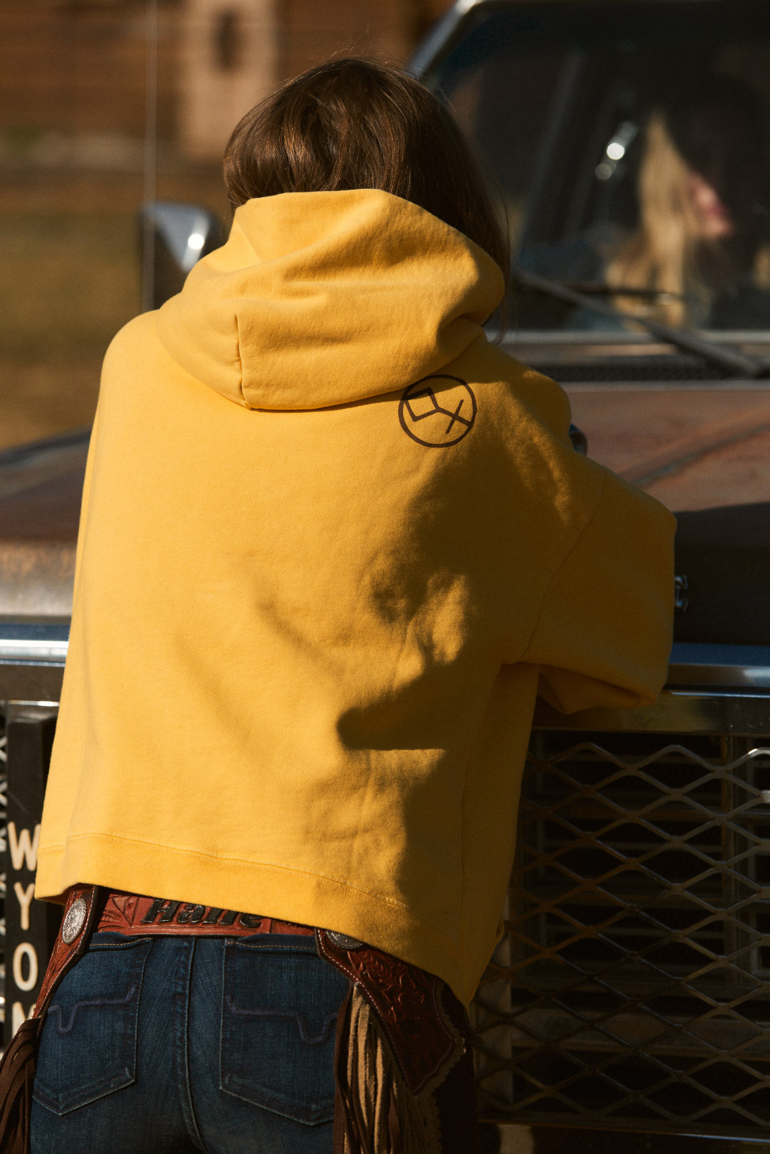 Yellow WYOMING Hoodie | Jackson Hole Hoodies