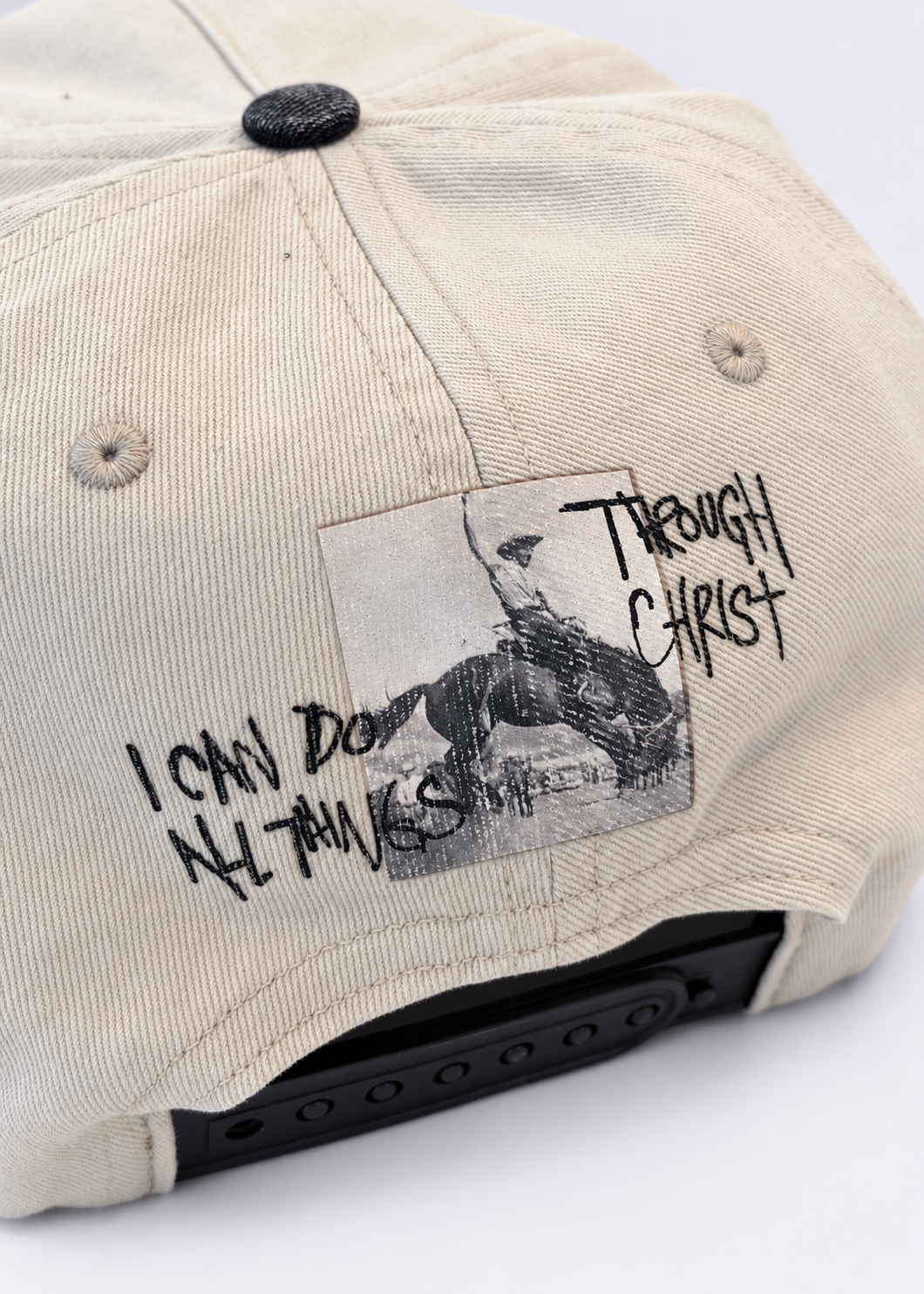 USA Offwhite w Camo Brim | Camo Range Cap