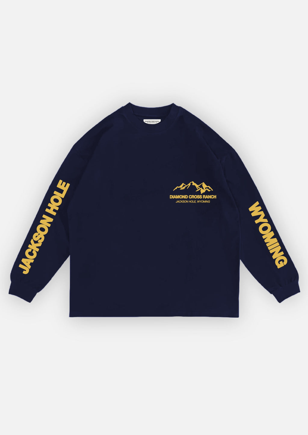 Navy | Diamond Cross Ranch Yellowstone Wyoming Navy Trailblazer Longsleeve