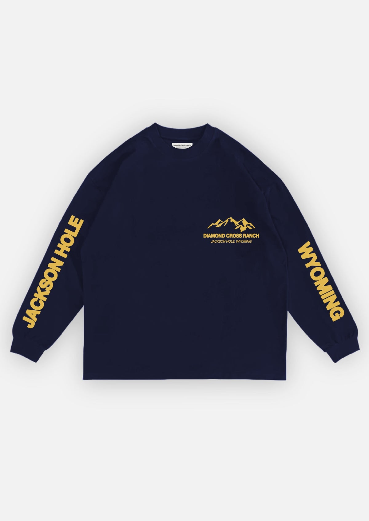 Navy | Diamond Cross Ranch Yellowstone Wyoming Navy Trailblazer Longsleeve