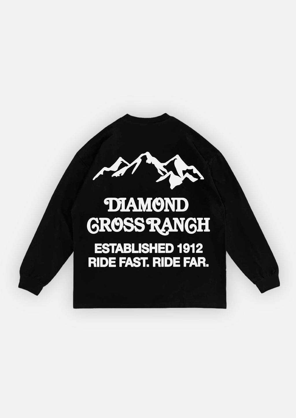 Black | Diamond Cross Ranch Yellowstone Wyoming Black Trailblazer Longsleeve