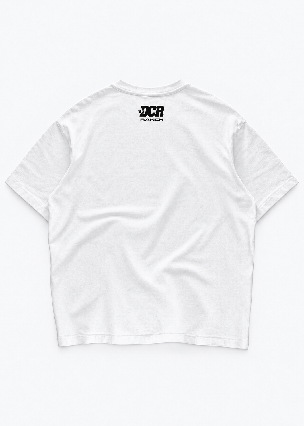 White | Diamond Cross Moto Tshirt Unisex