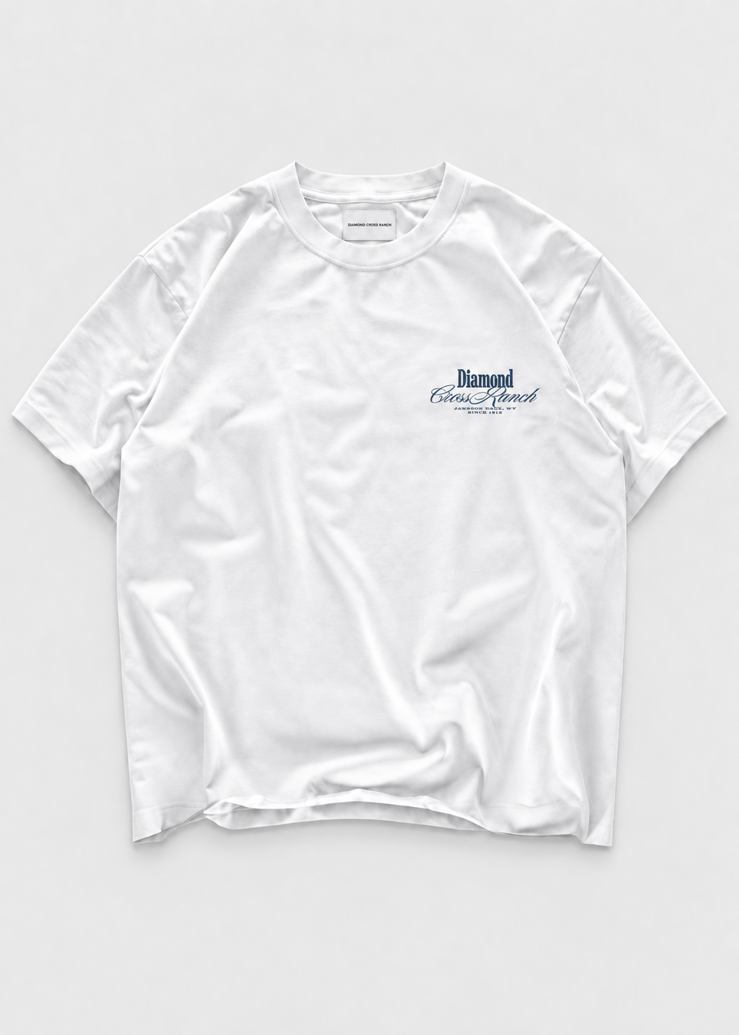 Bright White | Diamond Cross Flyin Horse Tee